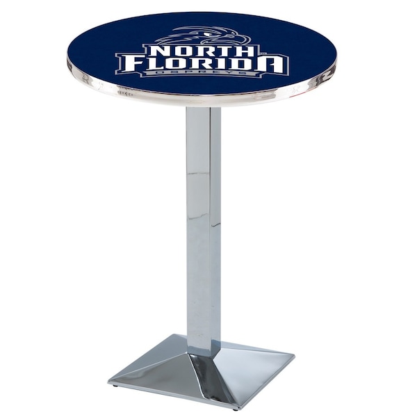 42" Chrome North Florida Pub Table